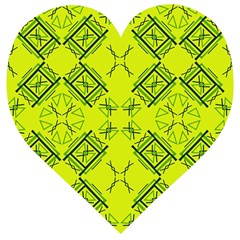 Abstract Pattern Geometric Backgrounds   Wooden Puzzle Heart by Eskimos