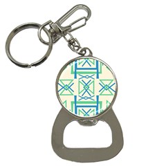 Abstract Pattern Geometric Backgrounds   Bottle Opener Key Chain by Eskimos