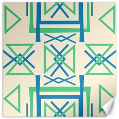 Abstract Pattern Geometric Backgrounds   Canvas 16  X 16  by Eskimos