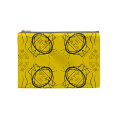 Abstract Pattern Geometric Backgrounds   Cosmetic Bag (medium) by Eskimos