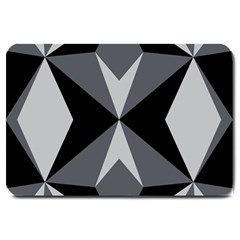 Abstract Pattern Geometric Backgrounds   Large Doormat  by Eskimos