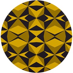 Abstract Pattern Geometric Backgrounds   Uv Print Round Tile Coaster by Eskimos