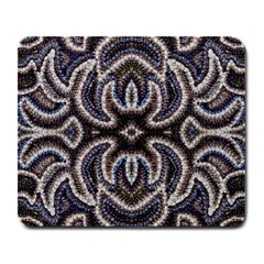 Embroidered Patterns Large Mousepads by kaleidomarblingart