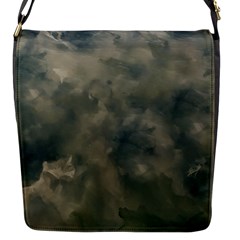 Algae Texture Patttern Flap Closure Messenger Bag (s) by dflcprintsclothing
