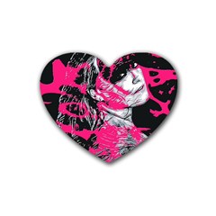 Shaman Number Two Rubber Heart Coaster (4 Pack)