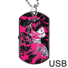 Shaman Number Two Dog Tag Usb Flash (two Sides) by MRNStudios