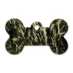 Abstract Light Games 7 Dog Tag Bone (two Sides) by DimitriosArt