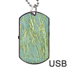 Abstract Light Games 8 Dog Tag Usb Flash (one Side) by DimitriosArt