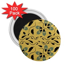 Folk Flowers Print Floral Pattern Ethnic Art 2 25  Magnets (100 Pack)  by Eskimos