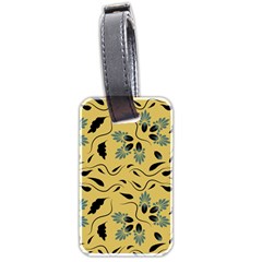 Folk flowers print Floral pattern Ethnic art Luggage Tag (two sides)