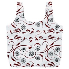 Folk flowers print Floral pattern Ethnic art Full Print Recycle Bag (XXL)