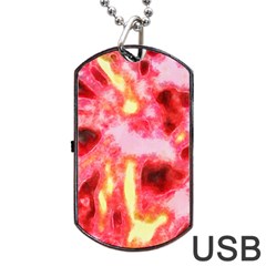 Requiem  Of The Red Stars Dog Tag Usb Flash (two Sides) by DimitriosArt