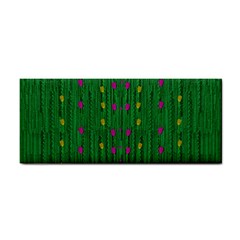 Forest Tulips Groowing To Reach The Divine Sky Pop-culture Hand Towel by pepitasart