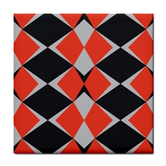 Abstract pattern geometric backgrounds   Tile Coaster