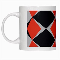 Abstract pattern geometric backgrounds   White Mugs