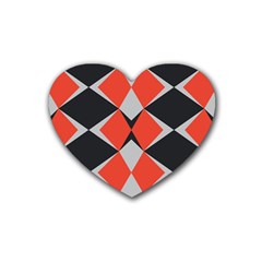 Abstract pattern geometric backgrounds   Rubber Coaster (Heart)