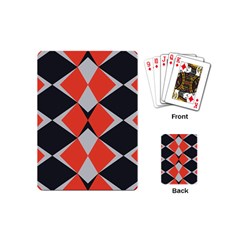 Abstract pattern geometric backgrounds   Playing Cards Single Design (Mini)