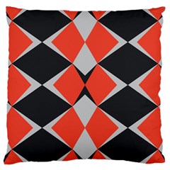 Abstract pattern geometric backgrounds   Large Cushion Case (One Side)