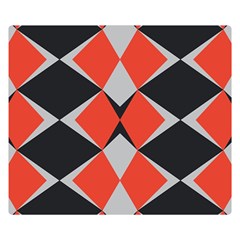 Abstract pattern geometric backgrounds   Double Sided Flano Blanket (Small) 