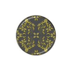 Folk flowers print Floral pattern Ethnic art Hat Clip Ball Marker (4 pack)