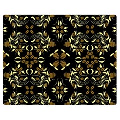 Folk Flowers Print Floral Pattern Ethnic Art Double Sided Flano Blanket (medium)  by Eskimos