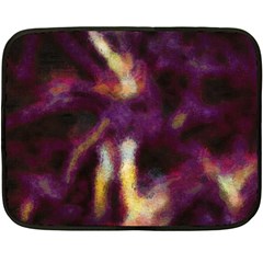 Requiem  Of The Purple Stars Double Sided Fleece Blanket (mini)  by DimitriosArt