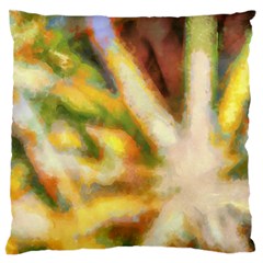 Requiem  Of The Yellow Stars Large Flano Cushion Case (one Side) by DimitriosArt