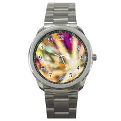 Requiem  Of The Rainbow Stars Sport Metal Watch by DimitriosArt