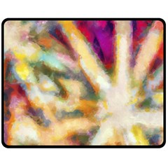 Requiem  Of The Rainbow Stars Fleece Blanket (medium)  by DimitriosArt