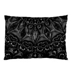 Charcoal Mandala Pillow Case (Two Sides) Front