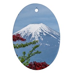 Mountain-mount-landscape-japanese Ornament (oval)