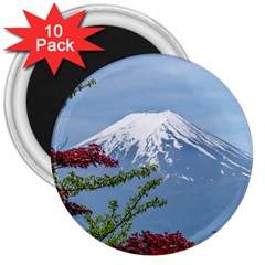 Mountain-mount-landscape-japanese 3  Magnets (10 Pack) 