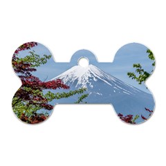 Mountain-mount-landscape-japanese Dog Tag Bone (two Sides)