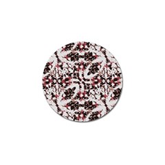 Texture Mosaic Abstract Design Golf Ball Marker