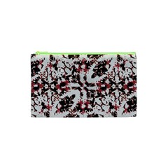 Texture Mosaic Abstract Design Cosmetic Bag (XS)