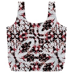 Texture Mosaic Abstract Design Full Print Recycle Bag (xxl)