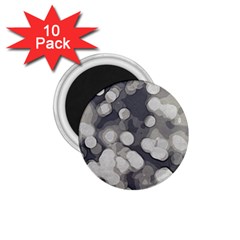 Gray Circles Of Light 1 75  Magnets (10 Pack)  by DimitriosArt