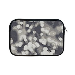 Gray Circles Of Light Apple Ipad Mini Zipper Cases by DimitriosArt