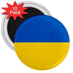 Flag Of Ukraine 3  Magnets (10 Pack)  by abbeyz71