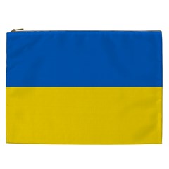 Flag Of Ukraine Cosmetic Bag (xxl) by abbeyz71