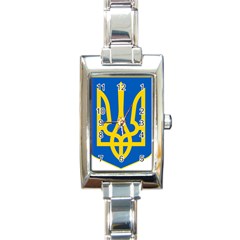 Coat Of Arms Of Ukraine Rectangle Italian Charm Watch by abbeyz71