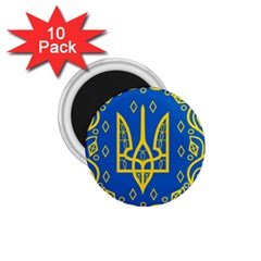 Coat Of Arms Of Ukraine, 1918-1920 1 75  Magnets (10 Pack) 