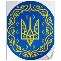 Coat Of Arms Of Ukraine, 1918-1920 Canvas 11  X 14  by abbeyz71