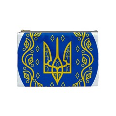 Coat Of Arms Of Ukraine, 1918-1920 Cosmetic Bag (medium) by abbeyz71