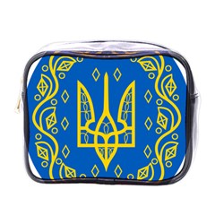 Coat Of Arms Of Ukraine, 1918-1920 Mini Toiletries Bag (one Side) by abbeyz71