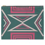 Abstract pattern geometric backgrounds   Cosmetic Bag (XXXL) Front