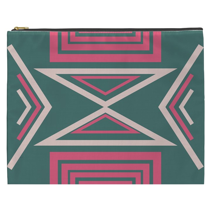 Abstract pattern geometric backgrounds   Cosmetic Bag (XXXL)