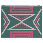 Abstract pattern geometric backgrounds   Cosmetic Bag (XXXL) Back