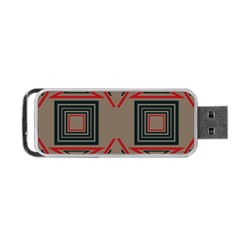 Abstract Pattern Geometric Backgrounds   Portable Usb Flash (two Sides) by Eskimos