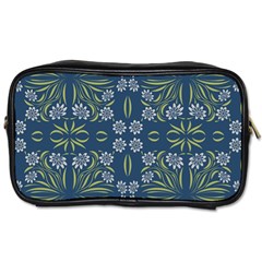 Folk flowers print Floral pattern Ethnic art Toiletries Bag (Two Sides)